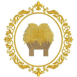 Embroidery Design Jésus Standard Medal