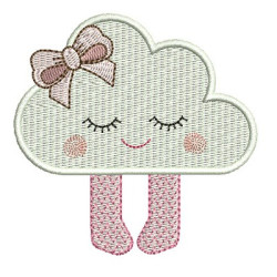 Embroidery Design Cloud Cute 11