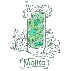 Embroidery Design Mojito