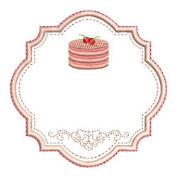 Embroidery Design Custom Frame For Sweets 2