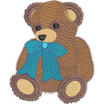 Embroidered teddy clearance bear